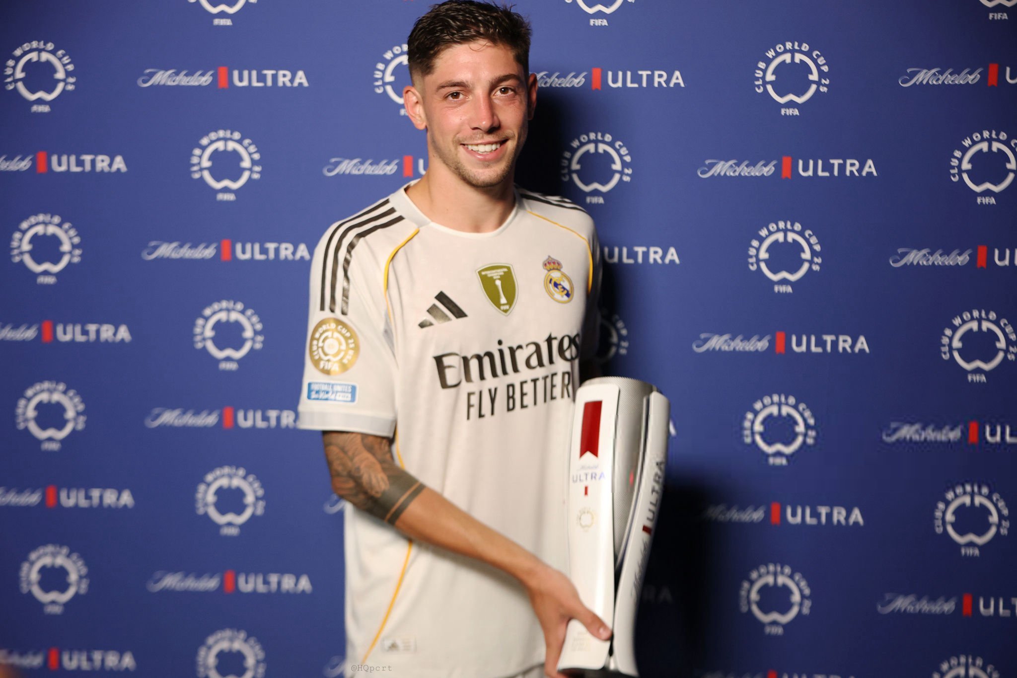 4次射正全场最高！官方：巴尔韦德当选皇马1-0尤文最佳球员